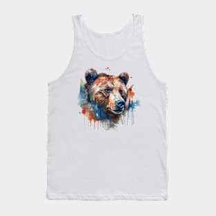 Sweet Brown Bear Tank Top